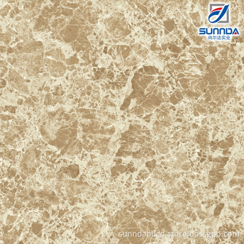 600X600 India Discontinued Hotel Building Material Ceramic Tiles Mable Stone Look Polished Porcelain Glazed Floor Tile